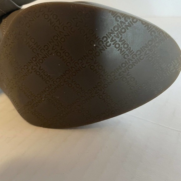 Vionic Serena Leather Ankle Taupe Booties Leather Women's Size 6 - Picture 9 of 11